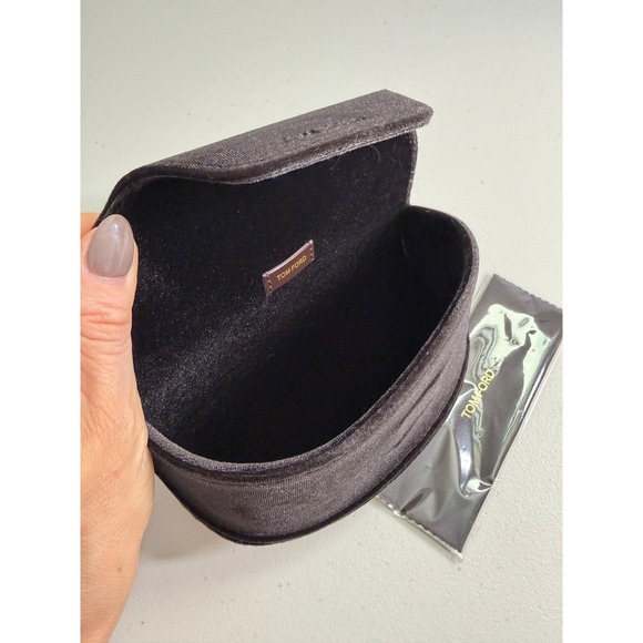 New Tom Ford‎ Black Velvet Sunglasses Case Cleaning Cloth Eyewear